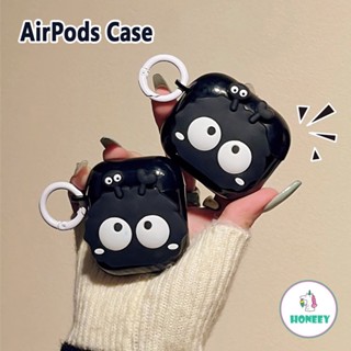 เคสหูฟังซิลิโคน 3D สีดํา สําหรับ Airpods 1 2 3 Airpods Pro 2