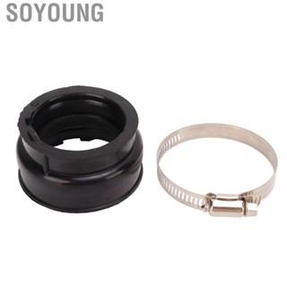 Soyoung Intake Manifold Boot Rubber Carburetor 5KM 13596 00 Long Durability OEM Quality Black with Clamp for ATV