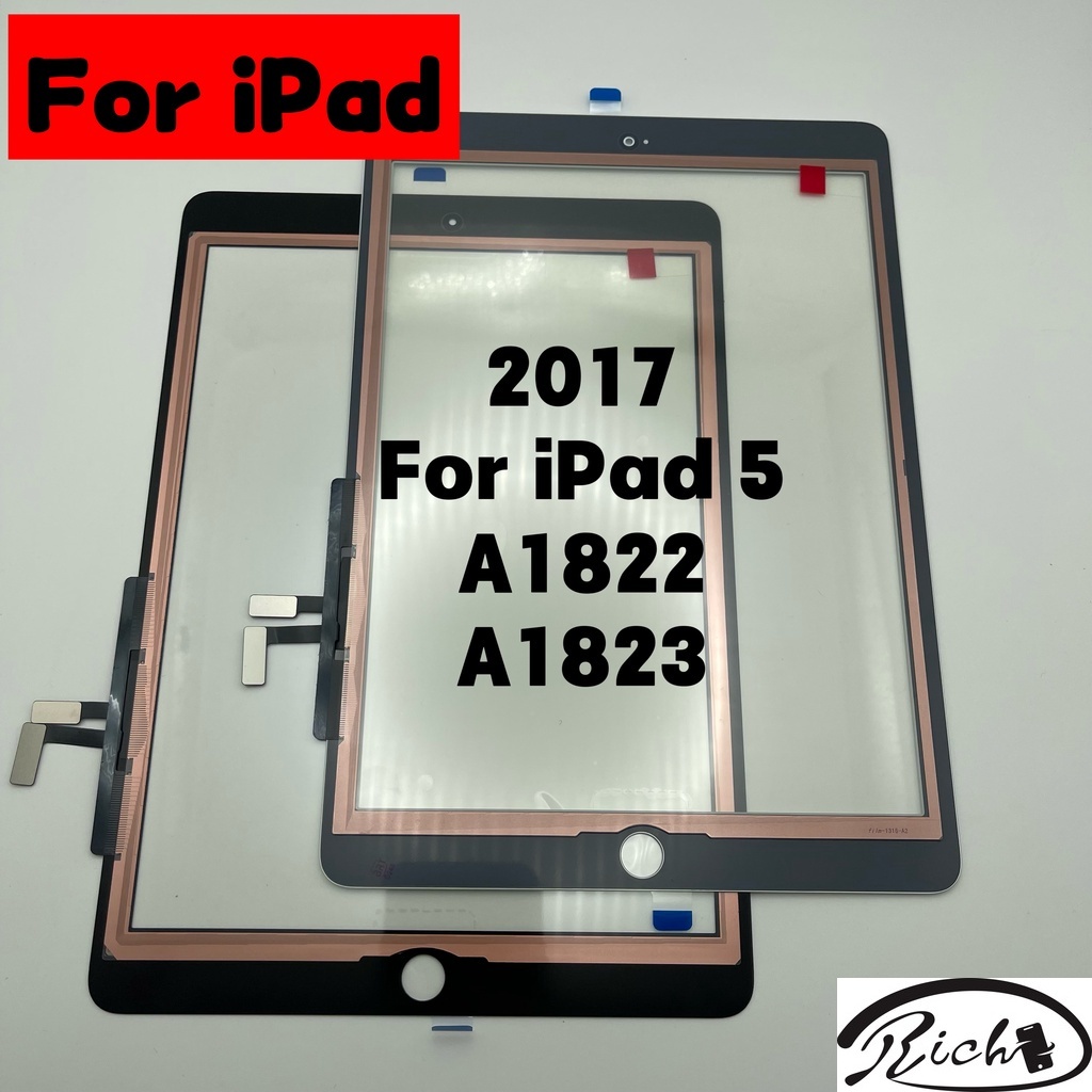 แผงหน้าจอสัมผัสดิจิทัล แบบเปลี่ยน สําหรับ iPad 5 Ipad5 2017 A1822 A1823