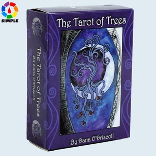 Tarot of Trees 80 Cards Deck pocket sized Fortune Telling Game Divination Beginner Tarot Learning