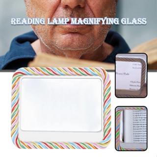 Large Page Magnifier for Reading Magnifying Glass with Light Handheld Magnifier