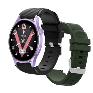 สายนาฬิกาข้อมือซิลิโคน แบบปลดเร็ว สําหรับ Kieslect Lora 2 Lady Smart watch