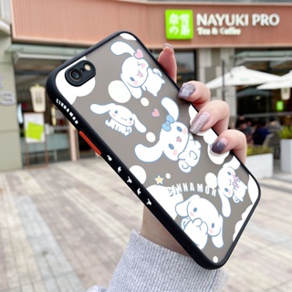 สําหรับ iPhone 6 6 Plus 6s 6s Plus เคสการ์ตูนสุนัขลอเรล ขอบสี่เหลี่ยม ดีไซน์ใหม่ กันกระแทก ฝ้า ใส เคสโทรศัพท์แข็ง