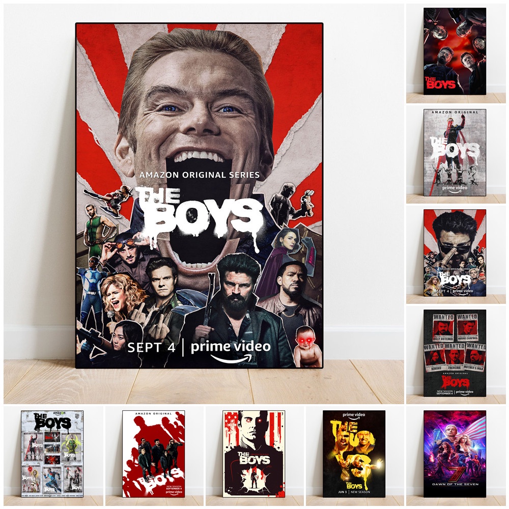 ภาพยนตร์คลาสสิก Boys ซีซั่น 3 โปสเตอร์ Hero Series ความงาม Nordic TV ตกแต่งบ้านโปสเตอร์ตกแต่งผนังภาพวาดผ้าใบ 457457