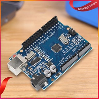 ❤ Rotatingmoment บอร์ดพัฒนา CH340G พร้อมสายเคเบิล USB และ Pin สําหรับ Arduino