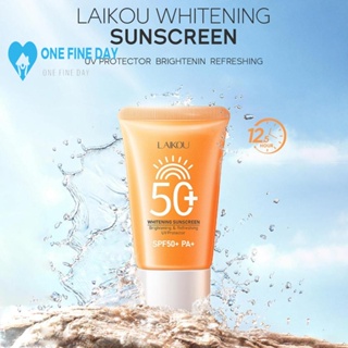 Laikou SPF50+ ครีมกันแดด ให้ความชุ่มชื้น 30 กรัม E4Q0