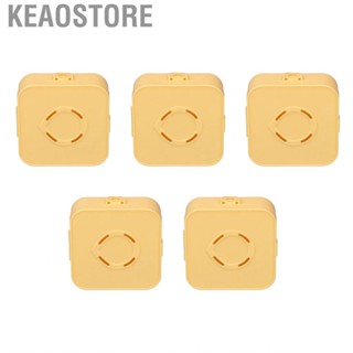 Keaostore Small Plastic Container Transparent  Puff Holder Case for Jewellery