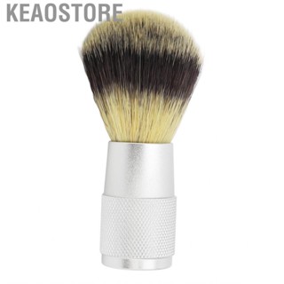 Keaostore Shave Brush Hair Professional Aluminum Alloy Handle for Travel