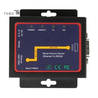 อุปกรณ์แปลงสัญญาณเซิร์ฟเวอร์ Modbus Serial RS232 RS485 RS422 เป็นอีเธอร์เน็ต พลาสติก TCP RTU UDP RJ45 เป็น RS232+RS485