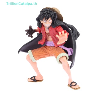 Trillioncatalpa ฟิกเกอร์ One Piece Monkey.D.luffy แฮนด์เมด ขนาด 19 ซม. ของเล่นสําหรับเด็ก