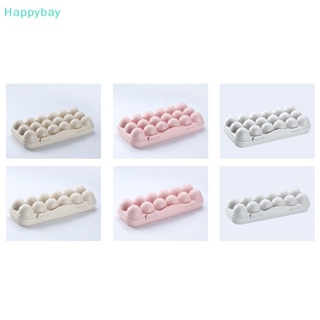 &lt;Happybay&gt; กล่องเก็บไข่ ป้องกันการชนกัน การเก็บรักษาไข่ กล่องเก็บของ พร้อมฝาปิด ประเภทคลิป สามารถวางซ้อนกันได้ ตู้เย็น กรอบลดราคา