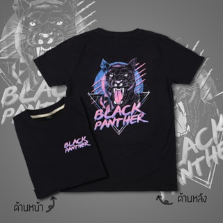 เสื้อยืด เสื้อยืดไซส์ใหญ่ M-6XL THE STREET  ลาย Black Phanther ผ้าคอตตอนแท้100%(สินค้าพร้อมส่ง