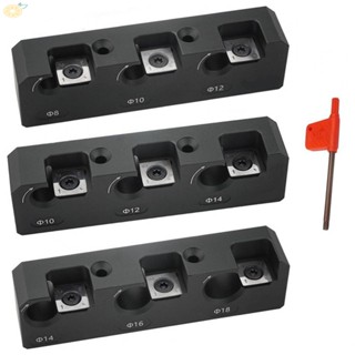 【VARSTR】Dowel Maker Jig 10mm+12mm+14mm 13*2.5*3.5cm 14mm+16mm+18mm Aluminum Alloy