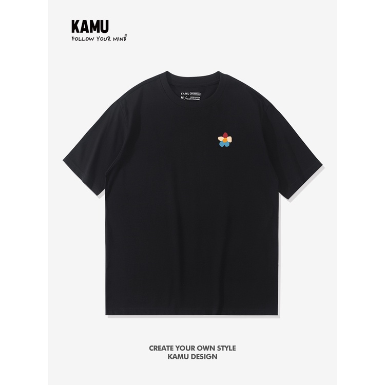 เสื้อยืดแขนสั้น ผ้าฝ้ายแท้ พิมพ์ลายดอกไม้น้อย เข้ากับทุกการแต่งกาย สไตล์สตรีท แฟชั่นฤดูร้อน สําหรับผู้ชาย และผู้หญิง