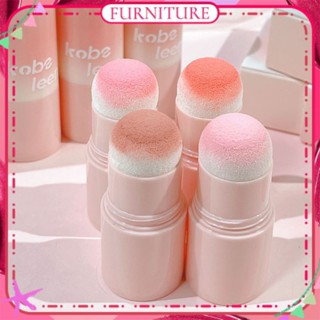 ♕ Kobeleen Vitality Bang Blush Stick Three-dimensional Sense Pearlescent Texture Pigment High Color Rendering Waterproof Long Last Rouge Face Makeup FURNITURE