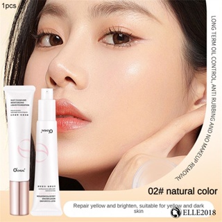 OCHEAL Silky Soft Liquid Foundation Water Resistant And Antioxidant Liquid Foundation Natural Long-lasting Concealer Base 【elle20181_th】