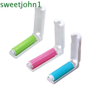 Sweetjohn ลูกกลิ้งกําจัดฝุ่น ใช้ซ้ําได้ สําหรับทําความสะอาดขนสัตว์เลี้ยง