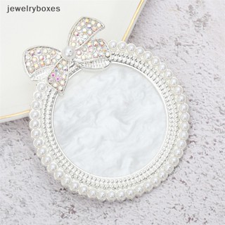 [jewelryboxes] จานสีเรซิ่น ประดับไข่มุก สําหรับตกแต่งเล็บ