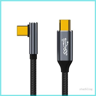 Star สายชาร์จ USB C เป็น C 3 1 Gen2 Type-C 90 องศา 10Gbps