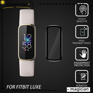 MAG ฟิล์มป้องกันรอยขีดข่วน 3 มิติ ป้องกันเต็มรูปแบบ แบบใส นิ่ม สําหรับ Fitbit Luxe