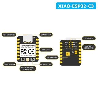 (1ชิ้น) XIAO-ESP32-C3 Seeed Studio โมดูล บอร์ดไร้สาย ขนาดเล็ก