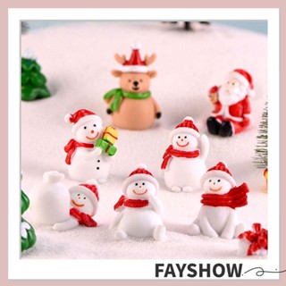 fayshow ตุ๊กตาจิ๋วตุ๊กตากวางคริสต์มาส 1 ชิ้น