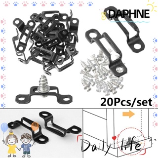 Daphne บักเกิลเลื่อนสกรู ทนทาน อุปกรณ์เสริม สําหรับตู้เสื้อผ้า 20 ชิ้น