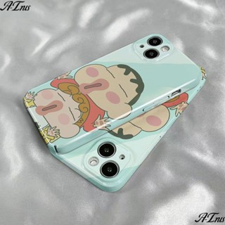 เคสโทรศัพท์มือถือแบบแข็ง ลายการ์ตูนชินจังตลก สําหรับ Iphone 14promax 13 12 11 xs 7 8p 5YOS