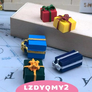 [Lzdyqmy2] โมเดลกล่องของขวัญจิ๋ว สเกล 1/12 สําหรับบ้านตุ๊กตา