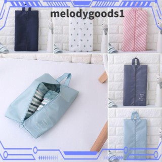 MELODYGOODS1 กระเป๋าจัดเก็บรองเท้า กันน้ํา แบบพกพา ประหยัดพื้นที่ สําหรับเดินทาง