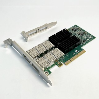 Ysro อะแดปเตอร์เชื่อมต่ออีเธอร์เน็ต Mellanox ConnectX-3 CX354A MCX354A-FCBT VPI 40/56GbE พอร์ตคู่ QSFP