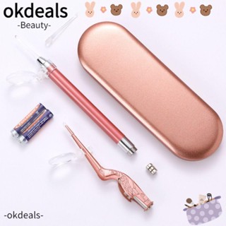 OKDEALS ขายดี ที่แคะหู ไฟฉายเรืองแสง กําจัดขี้หู