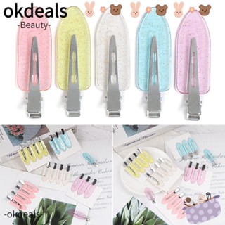 OKDEALS กิ๊บติดผม แบบไม่มีรอยย่น สีแคนดี้ สําหรับทําผม