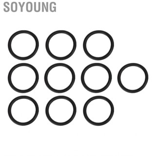 Soyoung 10pcs Car Bumper Fender Quick Release Fasteners Bands ORing Gaskets Rubber Unicersal