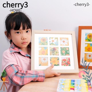 CHERRY3 กรอบรูปไม้ ทรงสี่เหลี่ยม แบบเรียบ สําหรับตกแต่ง