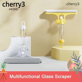 Cherry3 แปรงสเปรย์ทําความสะอาดหน้าต่าง ขวดสเปรย์ สองด้าน 4 in 1 สําหรับครัวเรือน