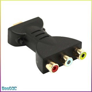 [Instock] Flexible Hdmi-Compatible To 3 Rca Video Audio Av Adapter Component Converter [P/15]