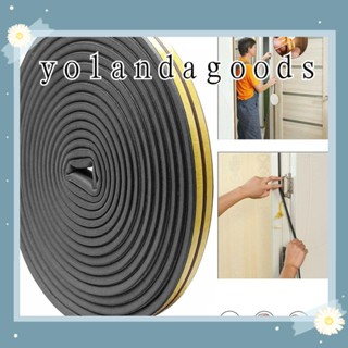 yola 5/10m D/E/P/I Type Window Door Noise Insulation Draught Excluder Seal Strip Anti Collision Weather Strips Rubber Home Self Adhesive Foam/Multicolor