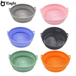 ⭐24H SHIPING⭐Silicone  Air Fryer Silicone Pot Basket Liners Safe Oven Baking Tray Non-Stick