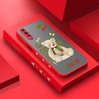 สําหรับ Huawei P20 P20 Pro เคสการ์ตูนหมีน่ารัก ตุ๊กตาหมี ดีไซน์ใหม่ กันกระแทก เคสโทรศัพท์แข็ง ขอบซิลิโคน รูปแบบการป้องกัน เคส