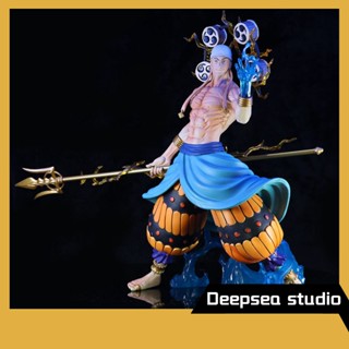 Deepsea studio [Quick delivery in stock] One piece Thor Eni road Black Pearl Thor hand-made model handsome statue gk gift Luffy