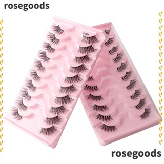 Rosegoods1 ขนตาปลอม ขนมิงค์เทียม แบบสั้น ดูเป็นธรรมชาติ