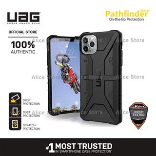 Uag Pathfinder Series เคสโทรศัพท์ สําหรับ iPhone 11 Pro Max / 11 Pro / 11 พร้อมฝาครอบป้องกัน แบบทหารตก - สีดํา