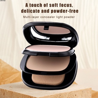 [พร้อมส่ง] Concealer Clear Double Layer Pressed Powder Wet And Dry Use Long-last Oil Control Makeup Setting Concealer