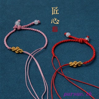 [At Least 2 Items Shooting Shipping Over 199] เชือกถักมือ ประดับลูกปัด สีทอง สีเงิน สําหรับผู้หญิง