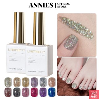 ANNIES เจลทาเล็บ 12 สี Shining Star Empty Photobuctive Long -lasting Shop กาวคุณภาพสูงพิเศษ [hotmax]
