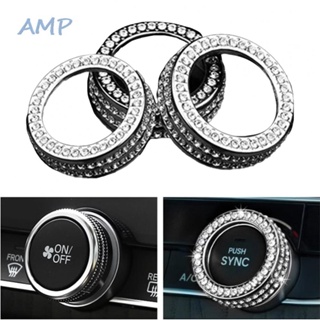 ⚡BABYCITY-TH⚡3Pcs Silver  AC Climate Control Turn Knob Ring Cover for Accord 10th 2018-2021⚡NEW 7