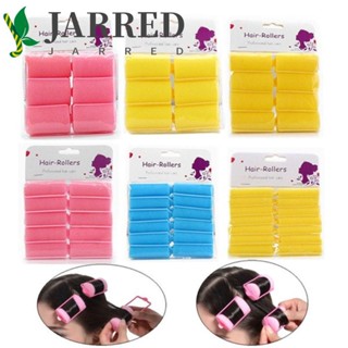 Jarred เบาะโฟมฟองน้ํา สุ่มสี สําหรับทําผมลอน DIY