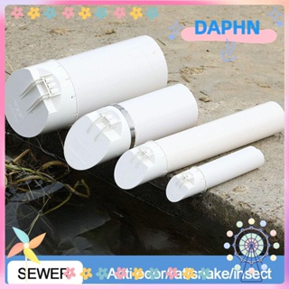 Daphs ฝาครอบท่อระบายน้ํา ป้องกันแมลง อเนกประสงค์ 50-160 มม. สีขาว สําหรับห้องน้ํา ระเบียง กลางแจ้ง