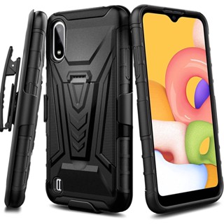 Czm เคสโทรศัพท์มือถือ กันกระแทก พร้อมคลิปหนีบ ตั้งได้ สําหรับ Samsung Galaxy A10S A50S A20S A01 A02 A03 Core A20 M10 A70